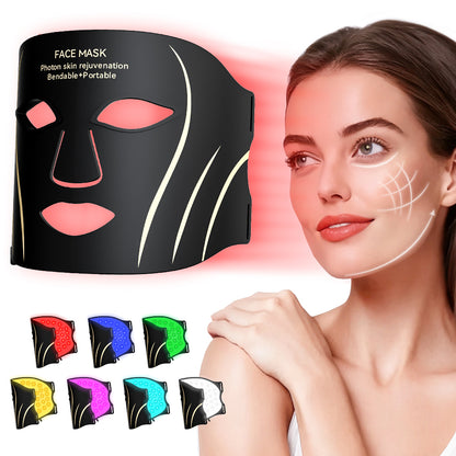 Red Light Therapy Mask for Face with Remote